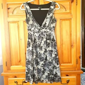 Black and gray dress, size 6